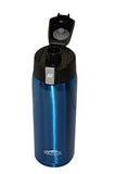 Blue 21 oz Thermal Double Insulated Vacuum Sealed Sports Bottle Flip Top