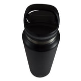Aquatix Insulated Beer Growler Black Bottle Guzzler Double Wall Insulation 38 Ounce and 64 ounce available
