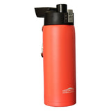 Sunset Orange 21 oz Powder Coated Thermal Double Insulated Vacuum Sealed Sports Bottle Flip Top