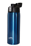 Blue 21 oz Thermal Double Insulated Vacuum Sealed Sports Bottle Flip Top