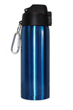 Blue 21 oz Thermal Double Insulated Vacuum Sealed Sports Bottle Flip Top