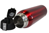 Crimson Red 21 oz Thermal Double Insulated Vacuum Sealed Sports Bottle Flip Top