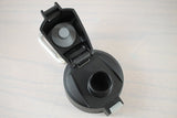 Dark Grey 32 oz Powder Coated Thermal Double Insulated Vacuum Sealed Sports Bottle Flip Top