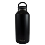Aquatix Insulated Beer Growler Black Bottle Guzzler Double Wall Insulation 38 Ounce and 64 ounce available