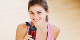 Crimson Red 21 oz Thermal Double Insulated Vacuum Sealed Sports Bottle Flip Top